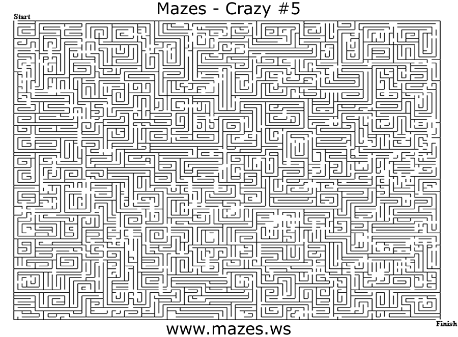 Hard Mazes Best Coloring Pages For Kids Complicated Coloring Pages 